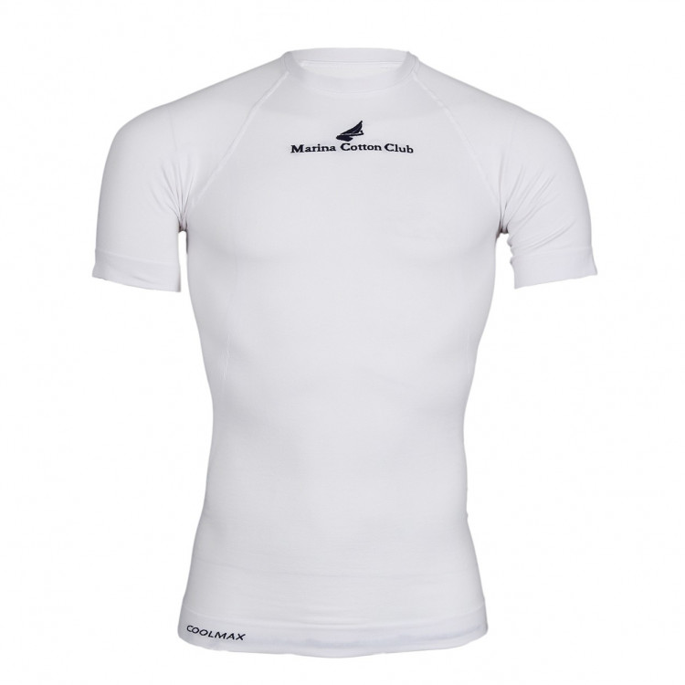 CAMISETA INTERIOR BLANCA CORTA MARINA KARTING